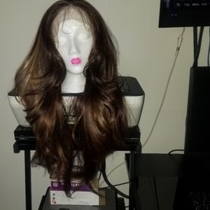 Lace front wig
